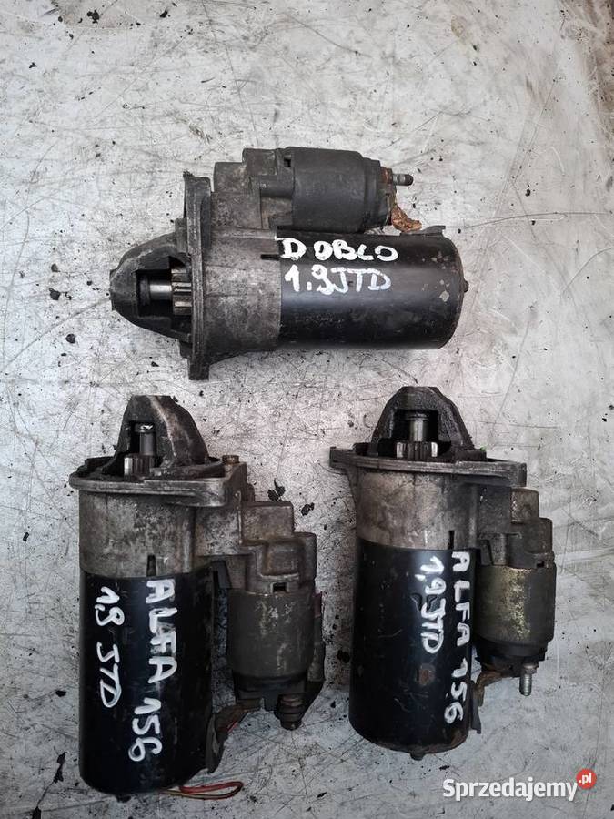 FIAT DOBLO 19 JTD rozrusznik Kielce sprzedam