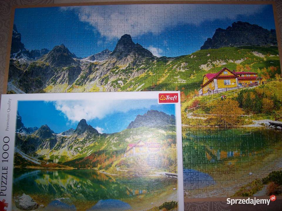 Puzzle 1000 elementów x 7 pudełek Trefl nowe Logiczne łódzkie Raczynów sprzedam