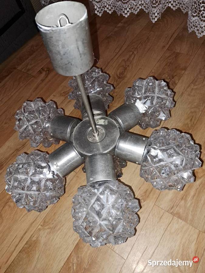 Retro lampa wiszaca 1963 roku firmy Kamenick Lampy wiszące Lubań