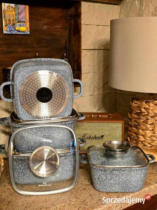 Garnki brytfanki marmurowe łódzkie Łódź