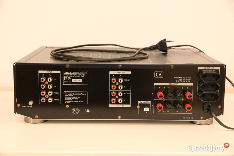 Wzmacniacz stereo Sony TAFE610R Wzmacniacze i pokrewne dolnośląskie Wrocław sprzedam