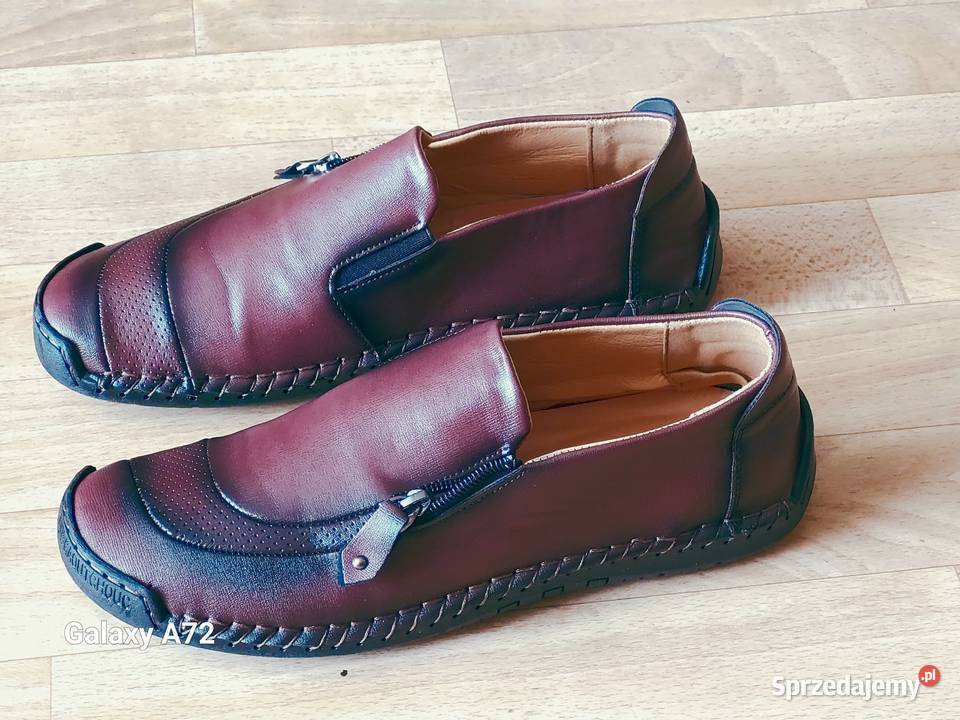 Mokasyny męskie skóra Braniewo