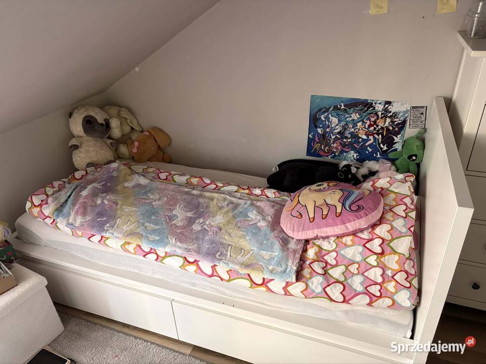 Łóżko IKEA malm 90x200 materac 90cm Częstochowa