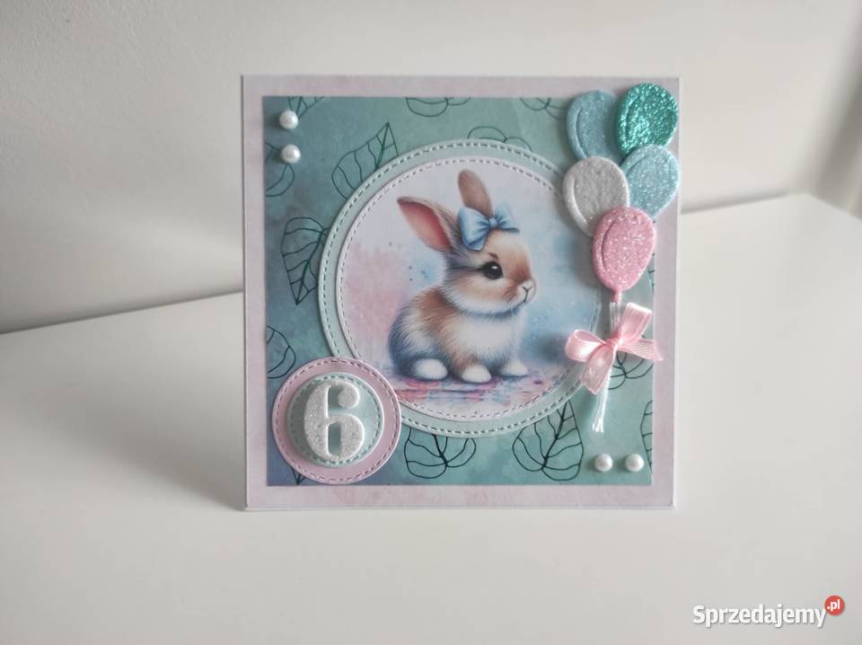 Kartka okolicznościowa ręcznie robiona na Rękodzieło