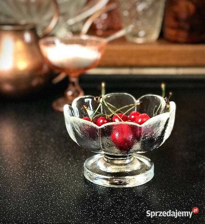 Owocarka cukiernica szkło kryształowe Myszków