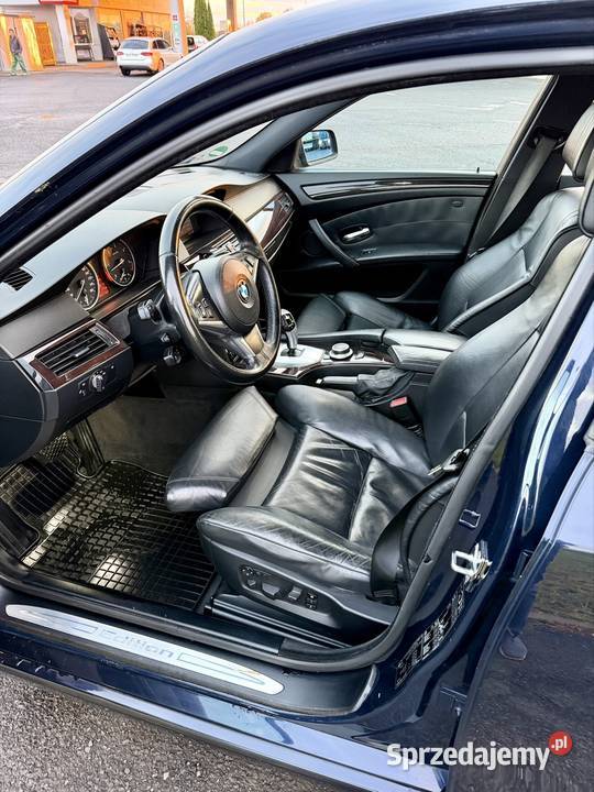 BMW Lift e60 skory Nappa auto w orginale podgrzewane fotele Żmigród