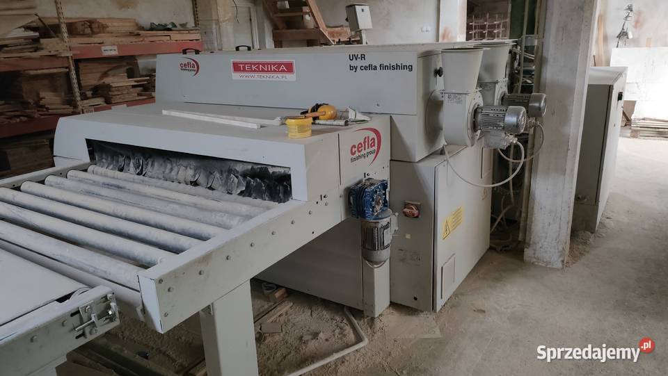 Linia lakiernicza walcowa UV Cefla Produkcja Suchedniów sprzedam