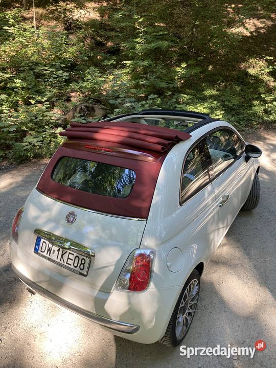 Fiat 500C Cabrio biały Bełchatów sprzedam