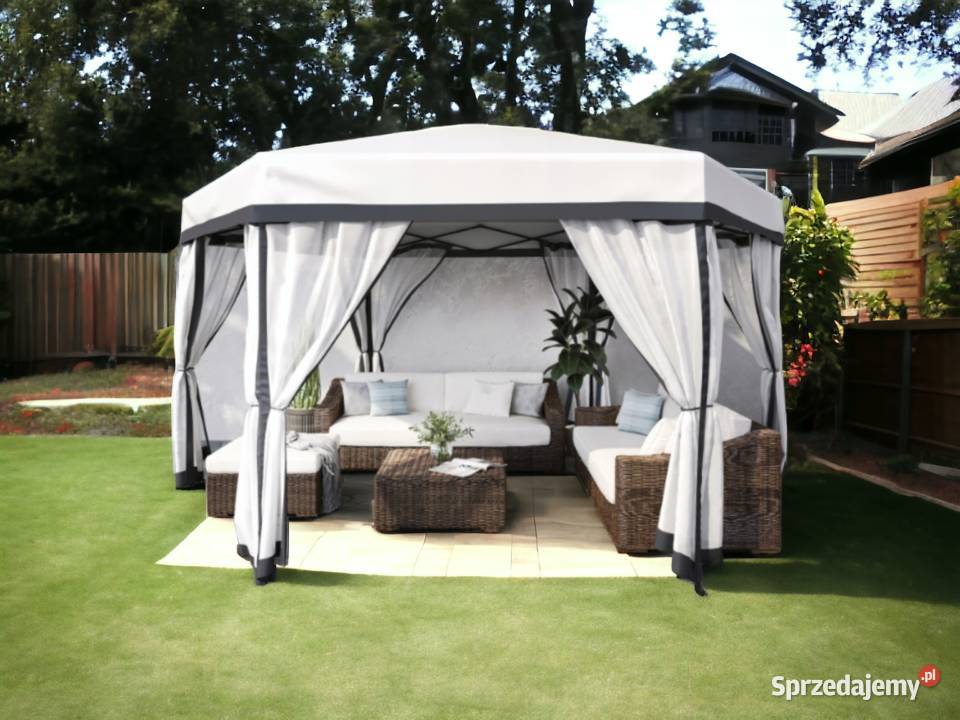 Pawilon ogrodowy Altana Namiot 350x350 Heksagon Olsztyn