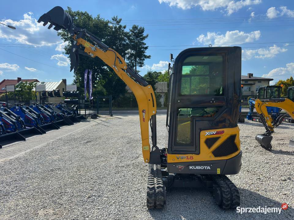 Nowa Minikoparka XGV VIP18 z 2026 Roku Waga 1800 Rzeszów