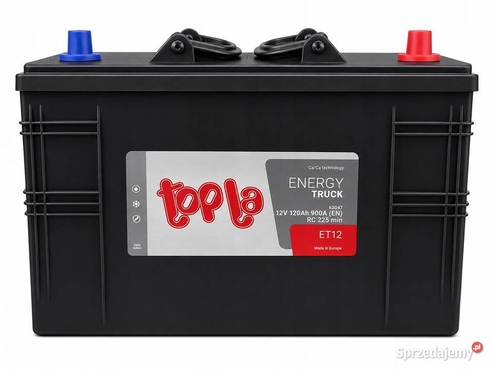Akumulator Topla Energy Truck 12V 120Ah 900A P Jelcz-Laskowice