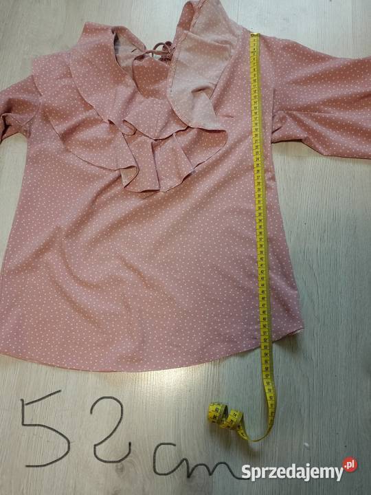 Elegancka bluzka z żabotem z długim rękawem Bochnia