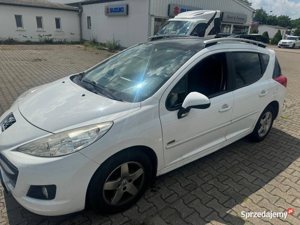 Peugeot 207SW 14 75 135000 2013 z Niemiec czujnik parkowania