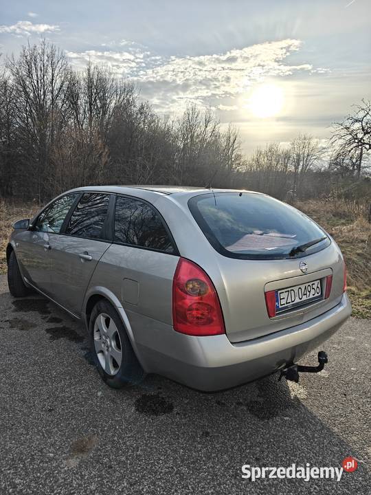 Nissan Primera P12 18 LPG 2004r Kombi Rok produkcji 2004 Zduńska Wola