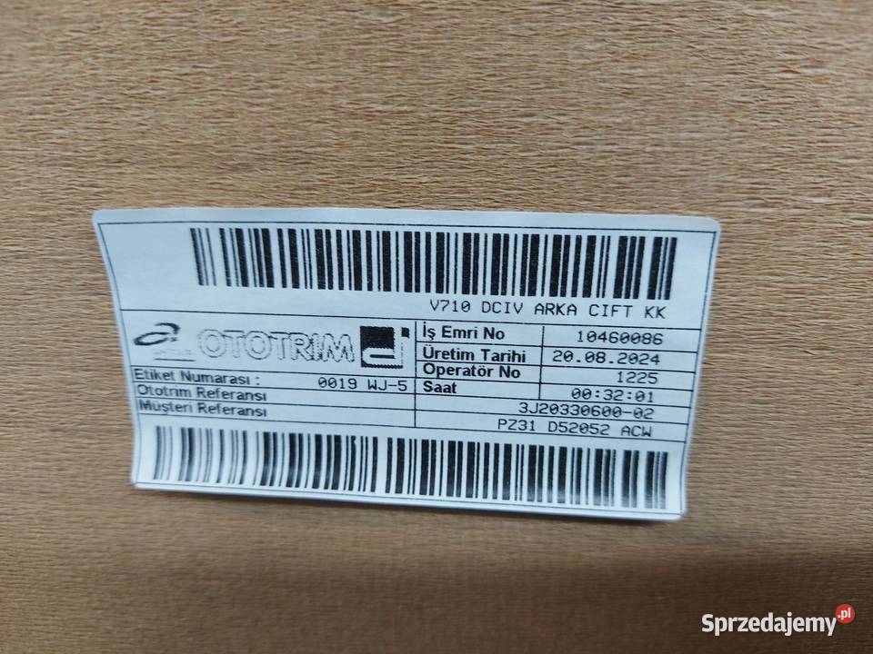 Ford Transit Custom II 2024 podsufitka tył tylna dolnośląskie sprzedam