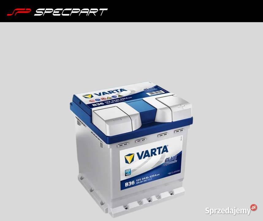 Akumulator VARTA Blue Dynamic B36 44Ah 420A EN lubuskie Gorzów Wielkopolski