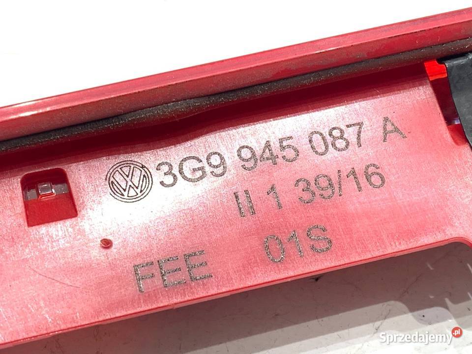 LAMPA STOP VW PASSAT B8 3G9945087A Kombi ŚWIATŁO
