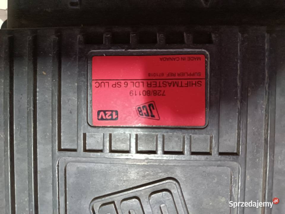Sterownik skrzyni biegów JCB 4cx531536 72880119 pomorskie Tczew