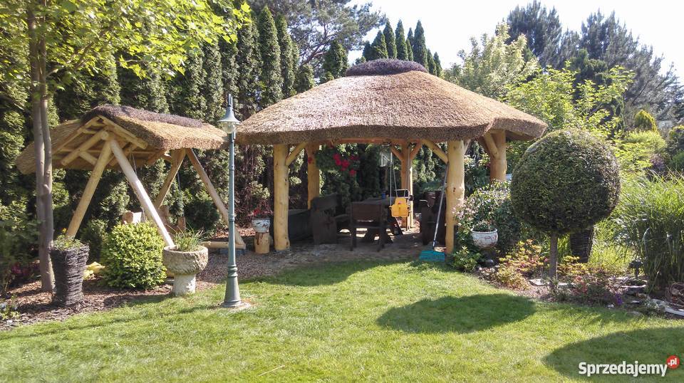 trzcinadach trzcinowy strzecha altana Trzebnica