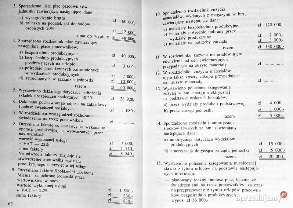 Zbiór zadań Rachunkowość podstaw Jan Matuszewicz Pozostałe Chełm