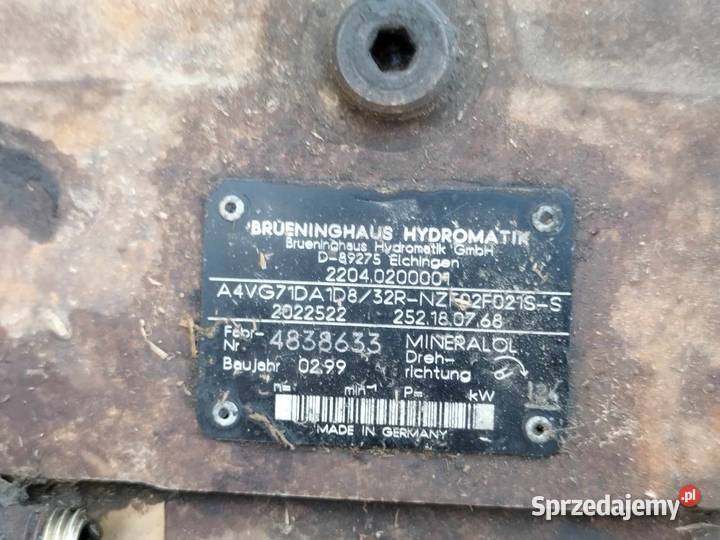 Pompa Hydrauliczna A4VG71 Bruninghaus hydromatik Strzyżew