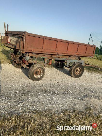 Przyczepa wywrotka d47 jeden tlok d732 hl hw Konin sprzedam