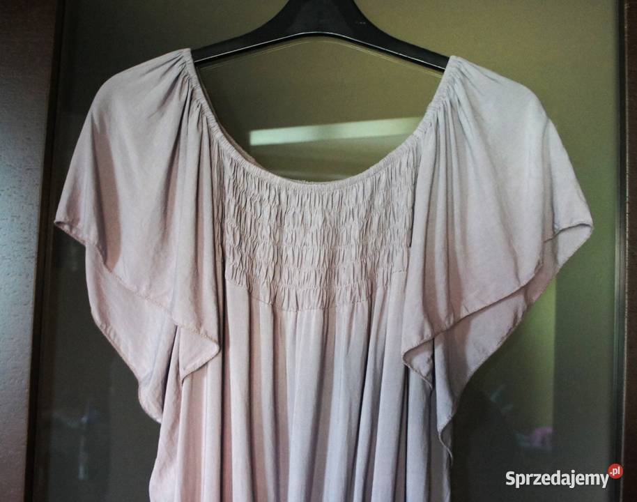 elegancka bluzka damska hiszpanka XL 42 jedwabna Szczecin