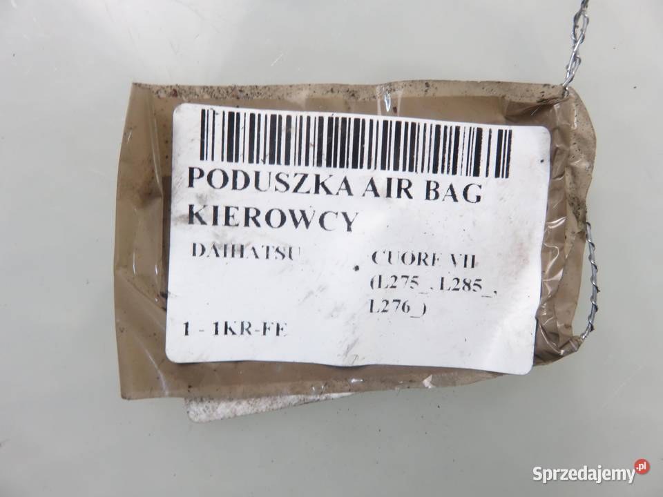 PODUSZKA KIEROWCY DAIHATSU CUORE VII osobowe małopolskie sprzedam