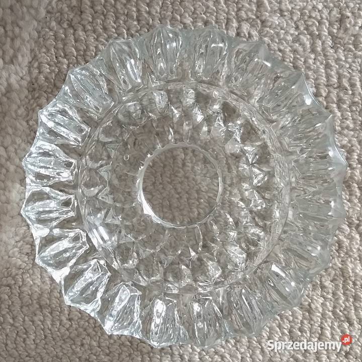 Popielnica ze szkła kryształowego Ząbkowice Warszawa
