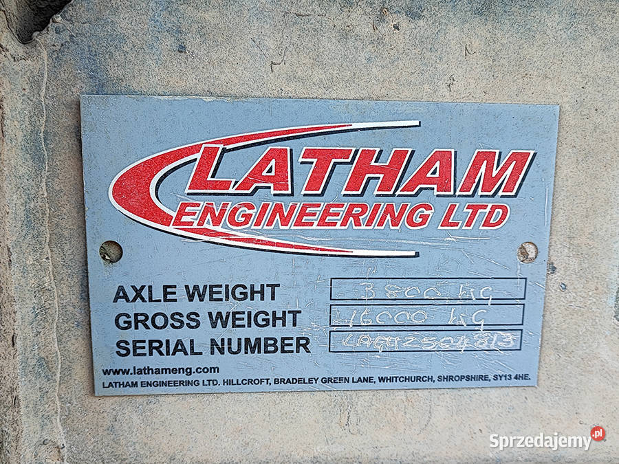 Beczkowóz wóz asenizacyjny Latham Engineering 11 nieuszkodzony Kęty