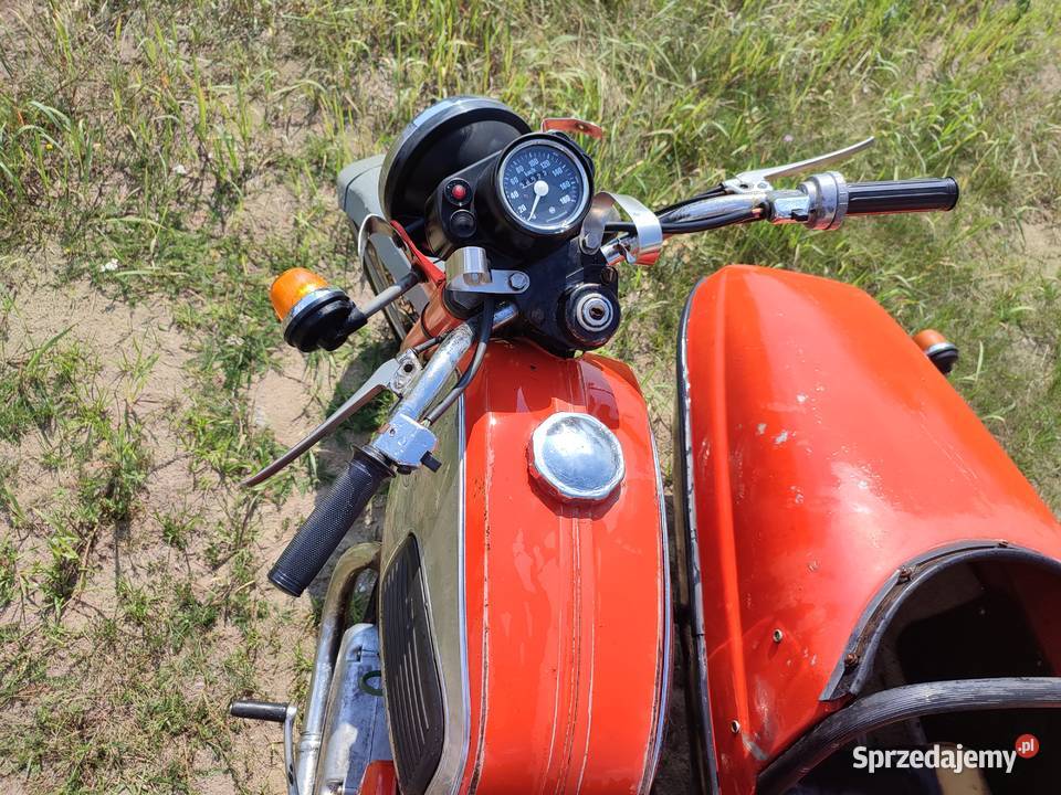 Jawa 634 z wózkiem velorex sajda panelka jawa iż