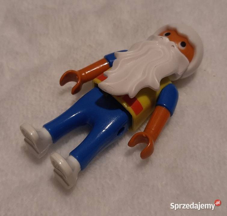 Ludzik z białą brodą Playmobil Geobra 1995 52 Figurki Czeladź