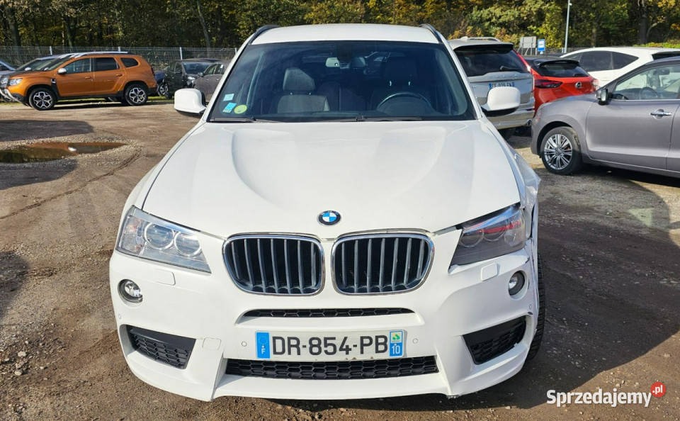 BMW X3 20 x drive 4x4 M PAKIET F25 2010 biały Pleszew
