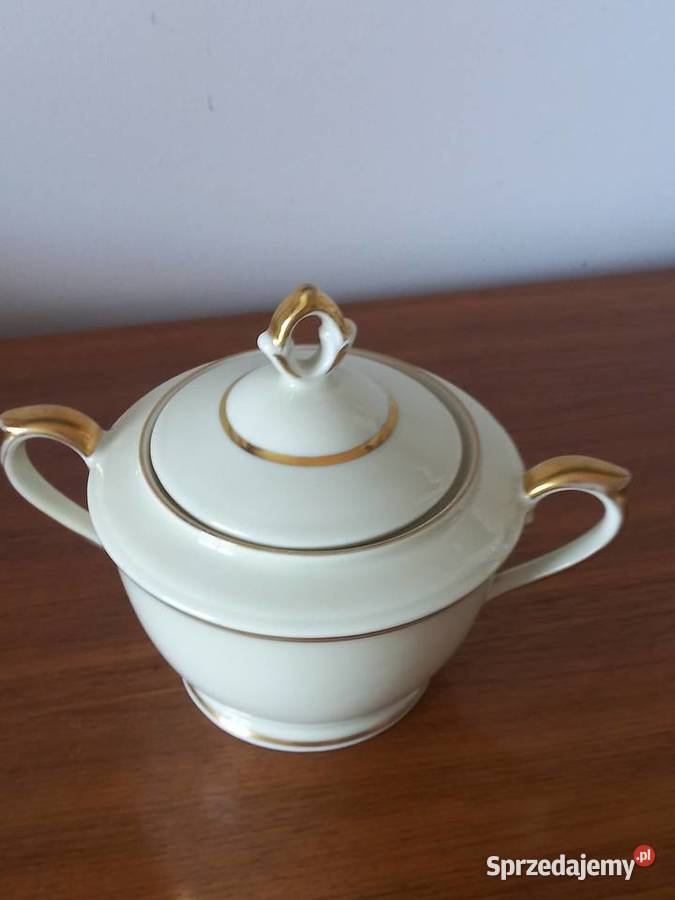 Cukiernica porcelanowa Kahla Art deco Niemcy kujawsko-pomorskie Toruń