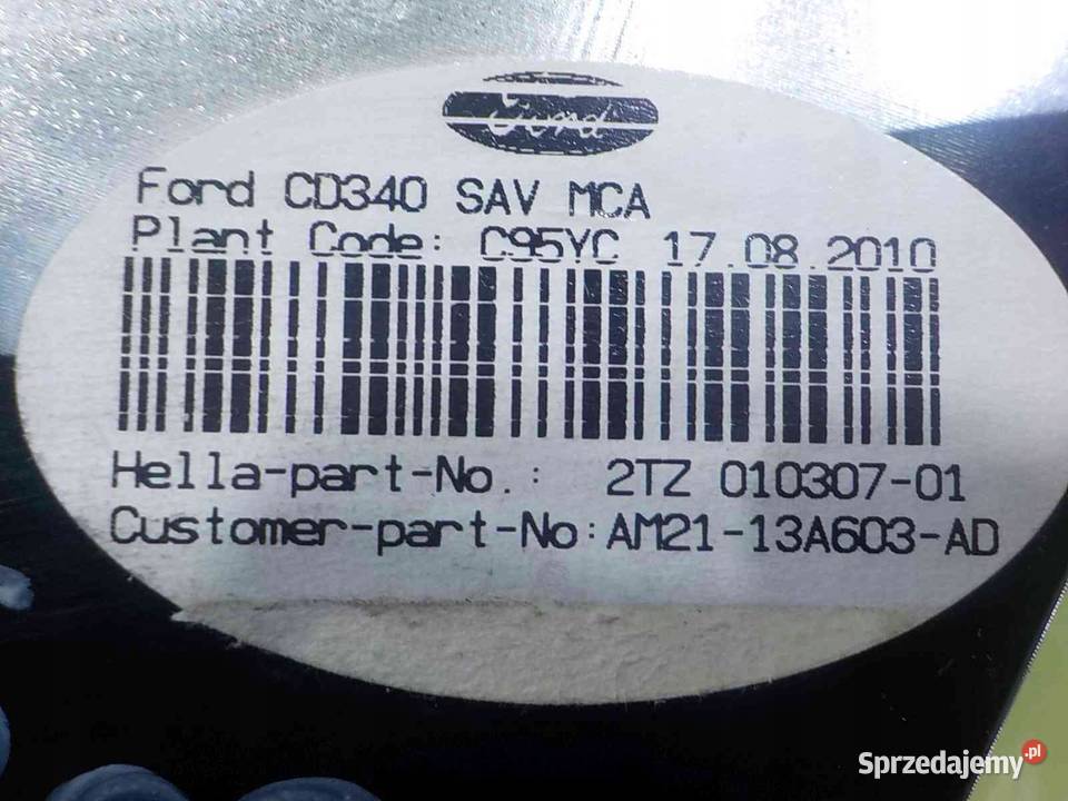 FORD S MK1 I LIFT 10r 5D lampa lewa tyl w klape Lampy tylne