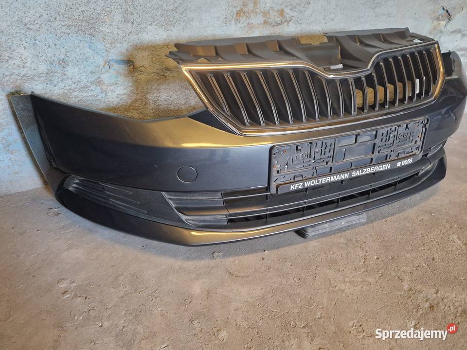 Zderzak Skoda Fabia III 1417 kompletny kolor osobowe Kwilcz sprzedam