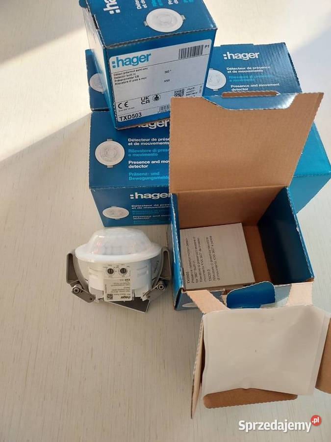 Hager TXD503 czyjnik detektor ruchu