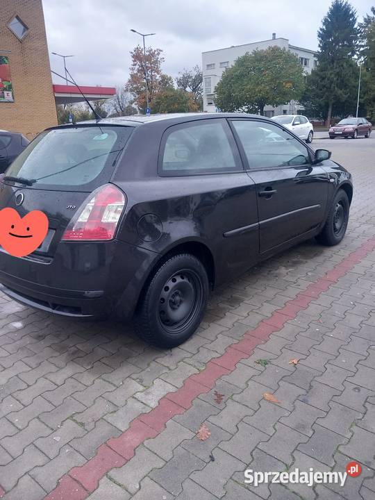 Fiat Stilo 19JTD 2005r czarny Stilo lubelskie Janowiec