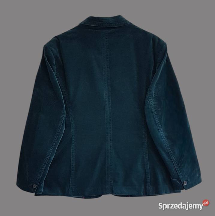 Damska aksamitna bawełniana morska marynarka z Chrzanów