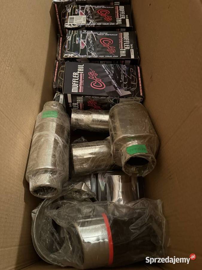 Końcówki wydechów tłumiki paleta 34 nowe