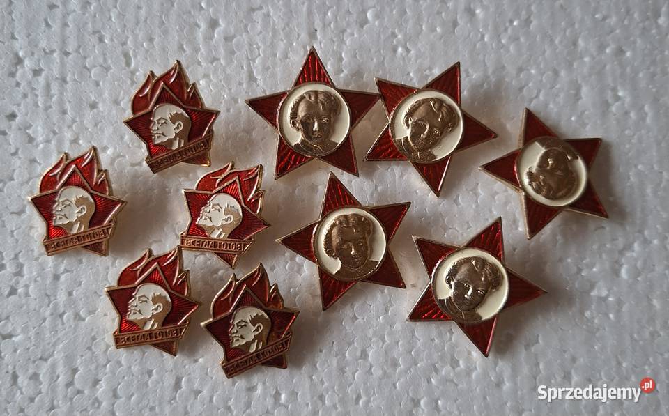 Przypinki Komsomołskie Warszawa