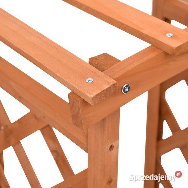 vidaXL Donica z kratką i łukiem 49x39x117 drewno sprzedam