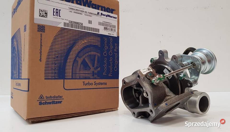 Nowa turbosprężarka BorgWarner KKK 53039880250 mazowieckie Siedlce