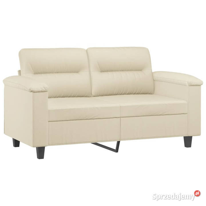 2osobowa sofa kremowy 120 sztuczna skóra Warszawa
