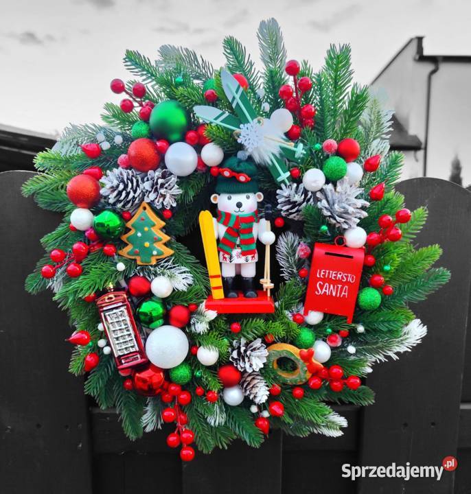 Wianek świąteczny Boże Narodzenie pomorskie Kębłowo