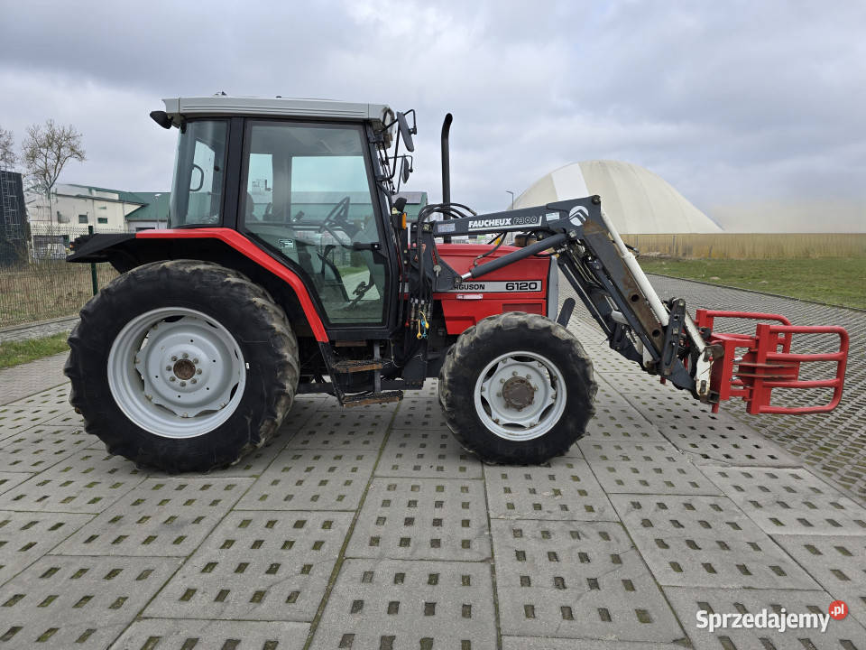 Ciągnik MASSEYFERGUSON 6120 4x4 80 TUR Faucheux Pogórze