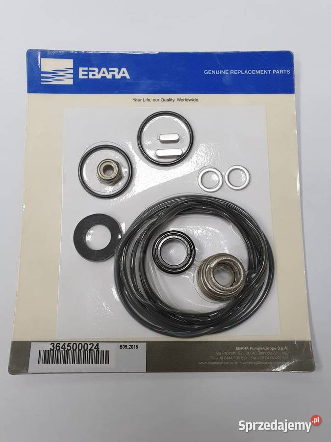 Zestaw naprawczy do pomp Ebara AG 15203040 Rok produkcji 2020 Bielsko-Biała