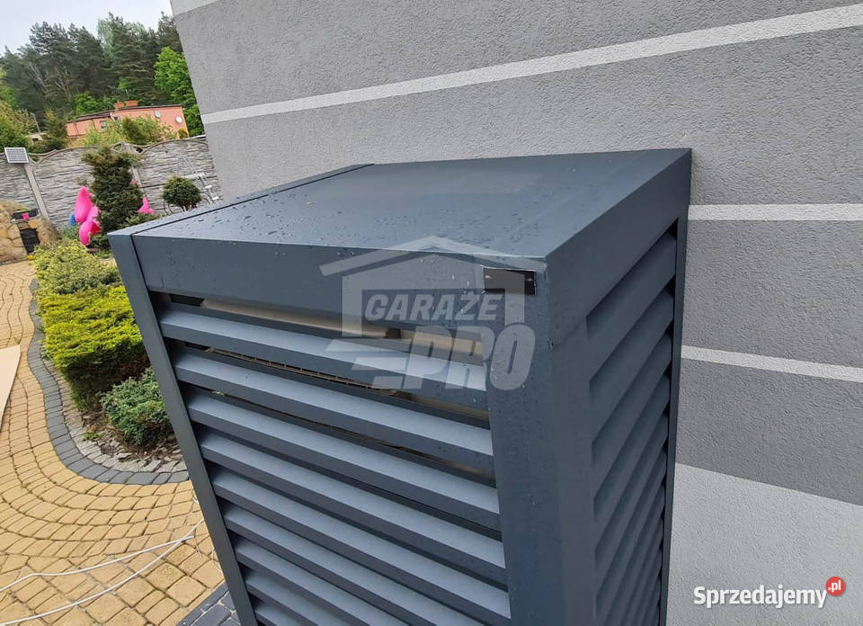 Osłona pompy ciepła 90x50x180 antracyt GP326