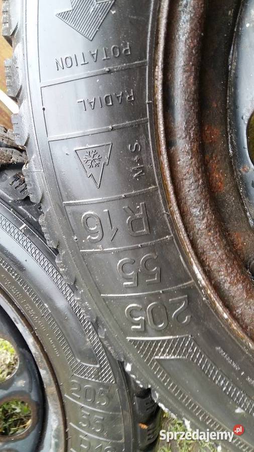 Koła zimowe 1K0601027A ET50 VW Audi 205x55 R16 5 Rozmiar 16" Jelcz-Laskowice