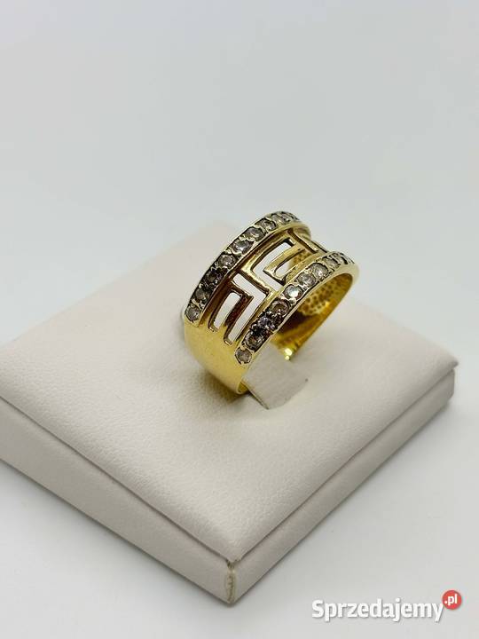 Nowy Złoty pierścionek pr 585 440g Rozmiar 17 złoto Elbląg